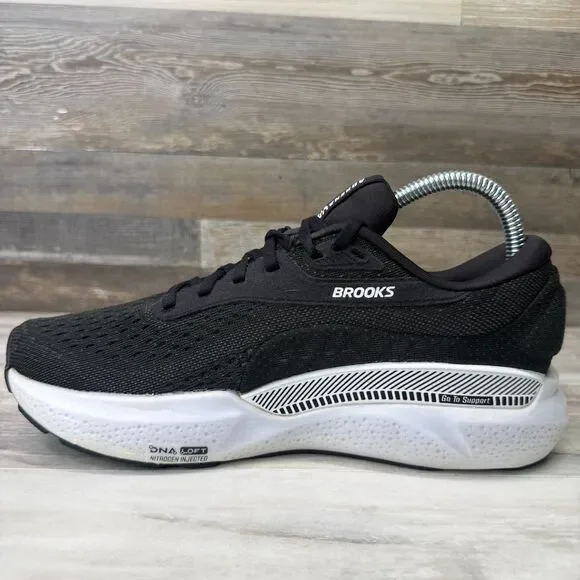 Brooks Adrenaline GTS 24 Women's Size 7.5 D Wide Black Running Shoes Sneakers - Picture 2 of 9